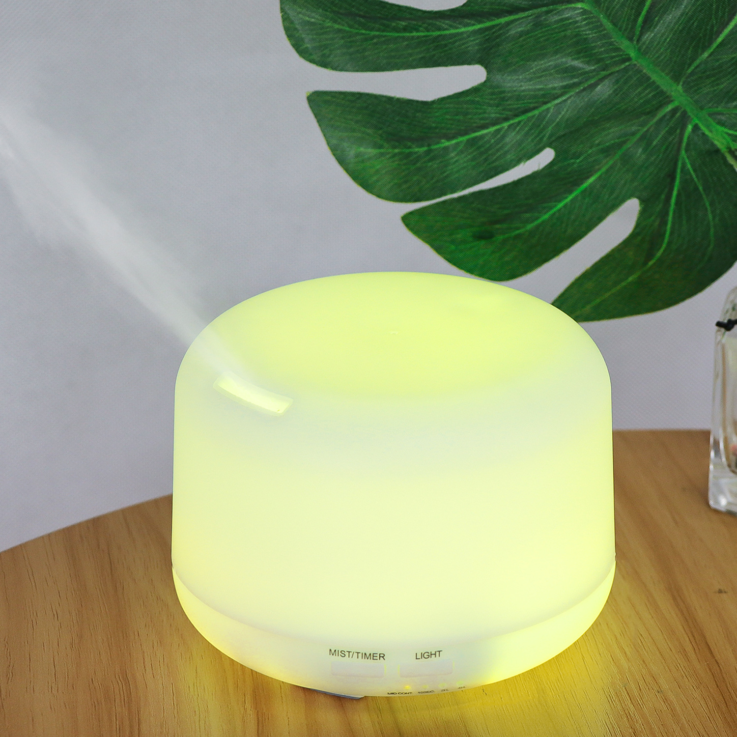 Difusor de Aromaterapia Ultrasónico 300ml con Luz LED Multicolor para Hogar y Oficina