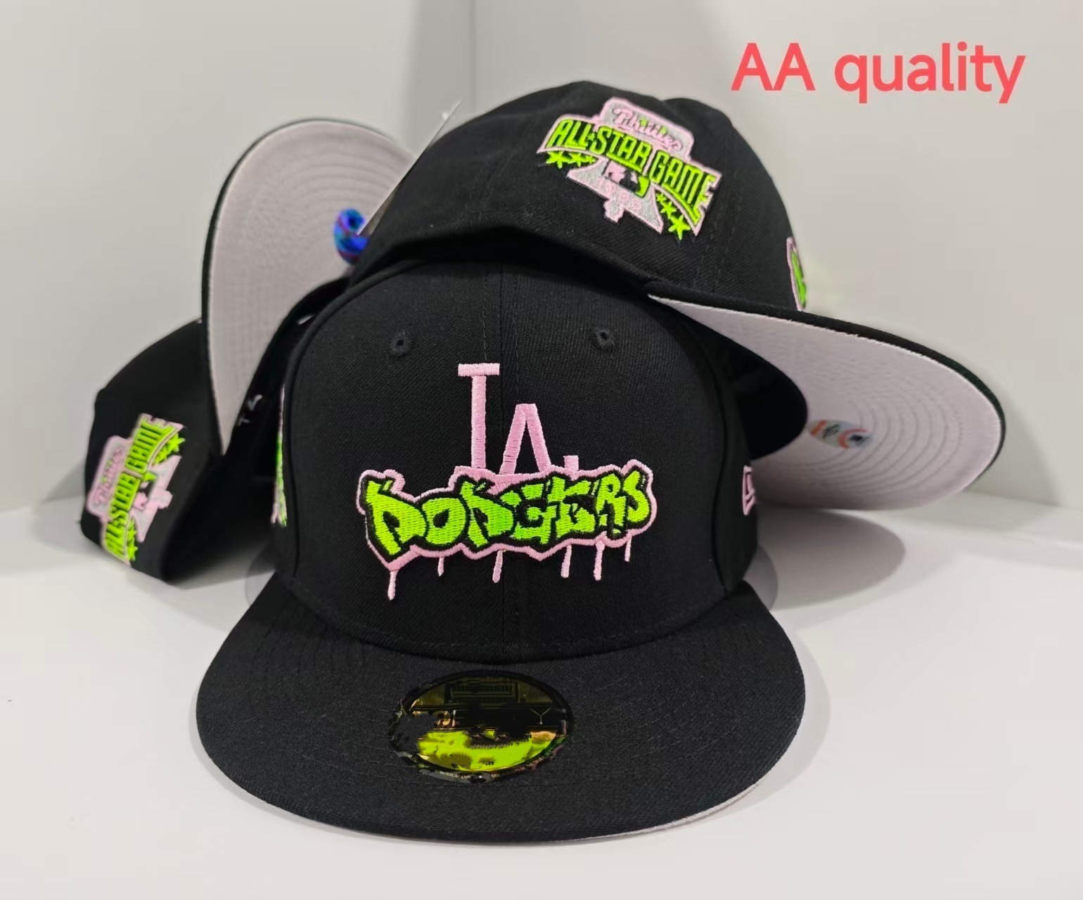 Gorra de Béisbol de Comercio Transfronterizo al por Mayor 2025, con Bordado de Letras con Patrón AA, Gorra de Visera Plana Moderna para Hombre image 7