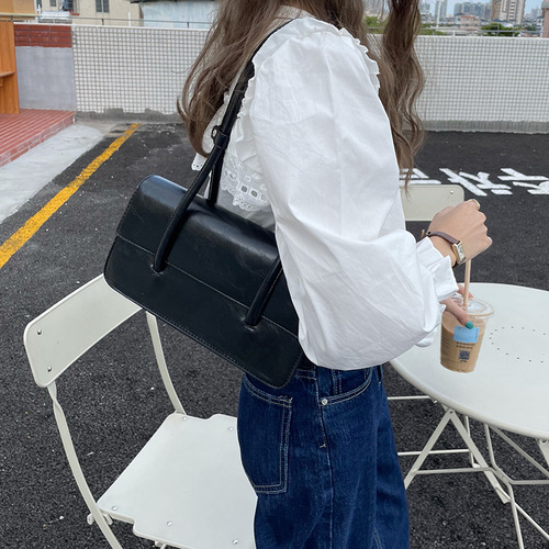 Bags for women 2024 new Korean style underarm bag shaped flip versatile shoulder bag envelope bag large capacity handbag