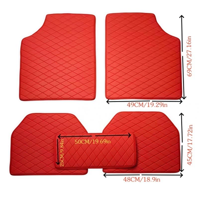 cross-border sales; a five-piece PU leather — Universal Foot Pad