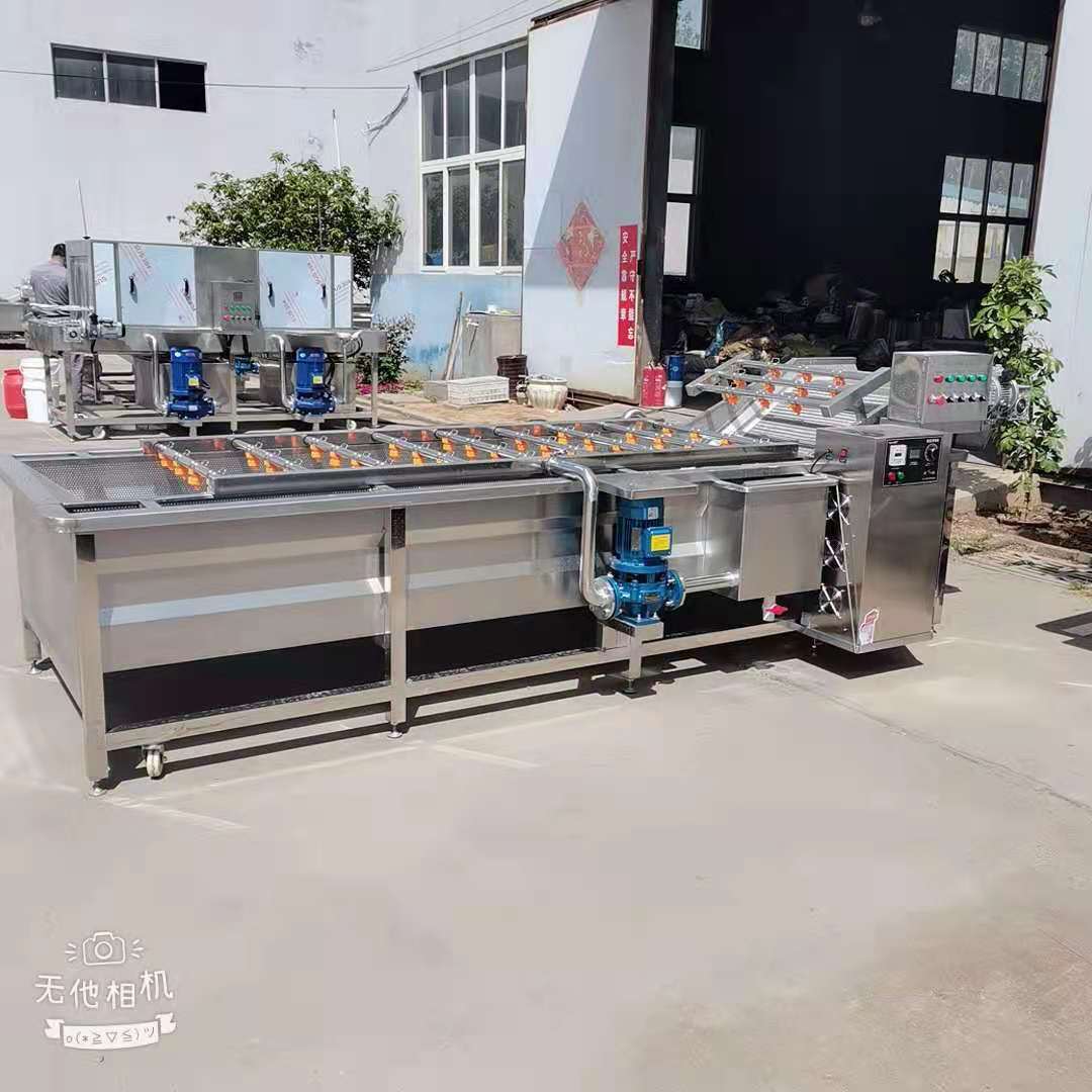 全自动加热气泡清洗机 不锈钢蔬菜气泡清洗机 多功能翻浪清洗设备