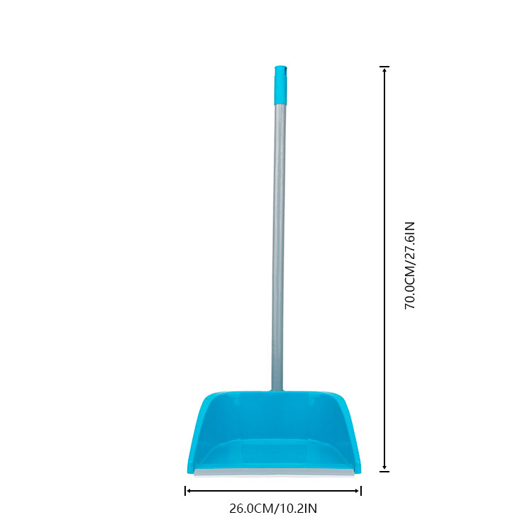 Broom and Dustpan Set, High-Quality Long-Handled Broom and Dustpan Combo for Upright Cleaning in Home, Kitchen, and Office