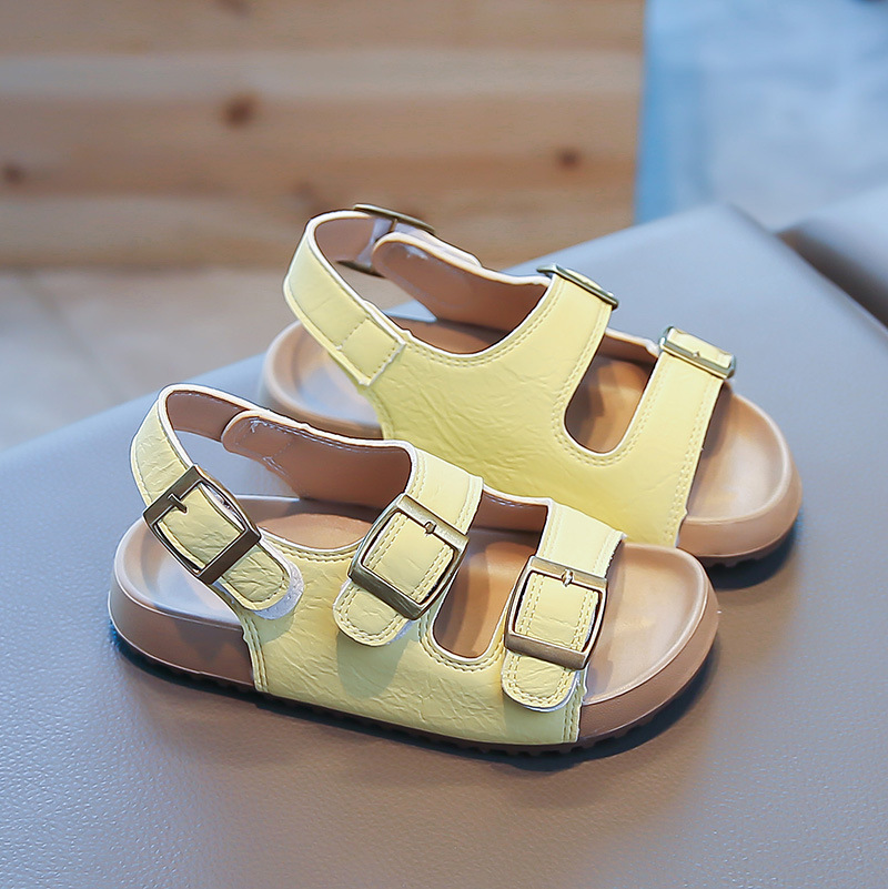 Niñas de verano 2026 nuevas sandalias vacías de moda para niños zapatos casuales variados zapatos burkin tendencia de niños image 4