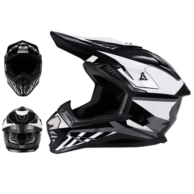 Rally Helmet | Motosiklet kaskı (dəbilqə) - 601-lightning-white-s53-54