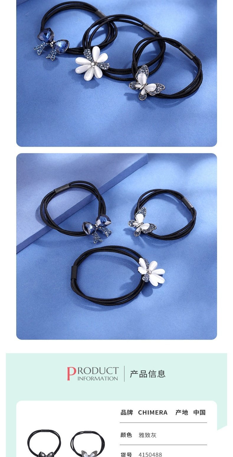 Rubber Band Women's Hair Tie Leather Case High Elasticity and Durable Rubber Band Hair Tie Headband New Classy Adult Headwear