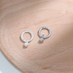 S925純銀復古萬字平安扣DIY手工串珠手鍊項鍊吊墜配件飾品材料