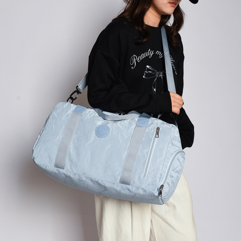 Nicho de diseño a prueba de salpicaduras bolsas de viaje de mano secas y húmedas separación de ocio bolsa deportiva bolsa de fitness bolsa de yoga para mujeres