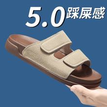 勃肯拖鞋男2026新款夏季外穿休闲软底一字拖男女情侣海边沙滩凉鞋