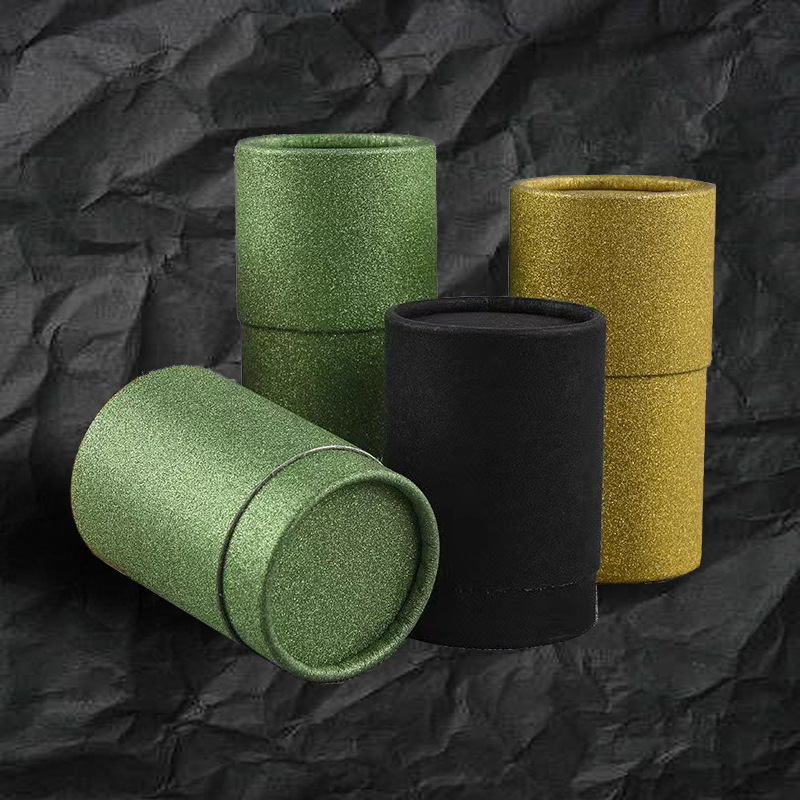 厂家供应包装筒 花茶牙签筒 圆筒纸罐 彩色纸筒金葱纸 食品罐纸管