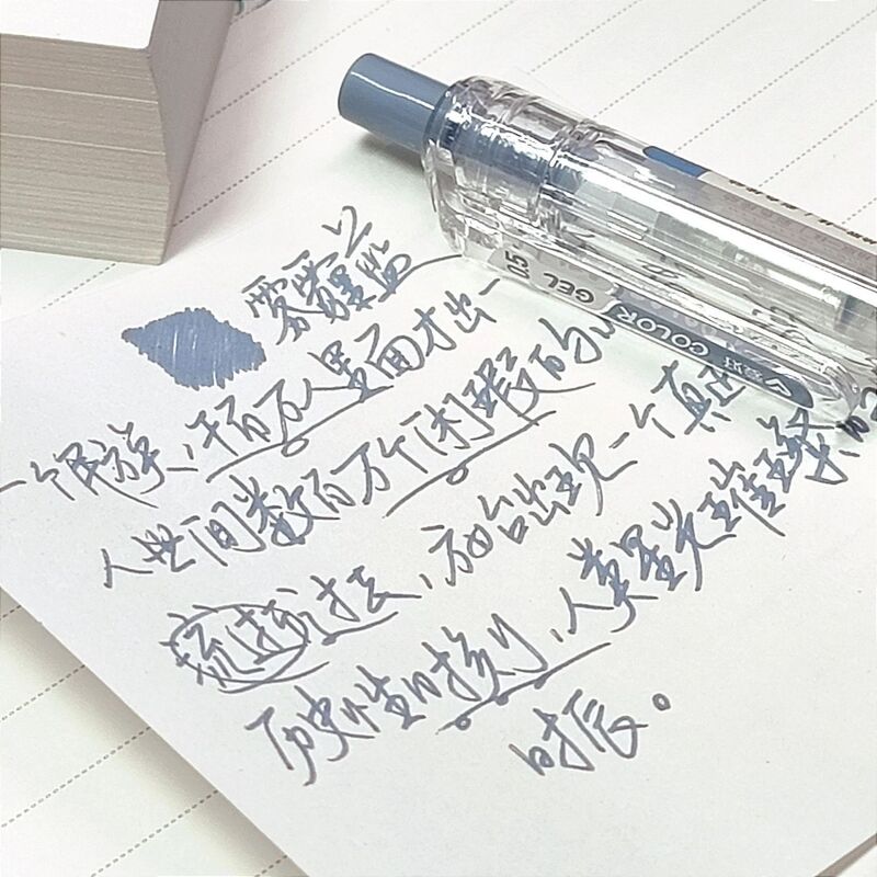 爱好GP260莫兰迪色彩色中性笔做笔记标记笔按动笔彩色笔学生用果|undefined
