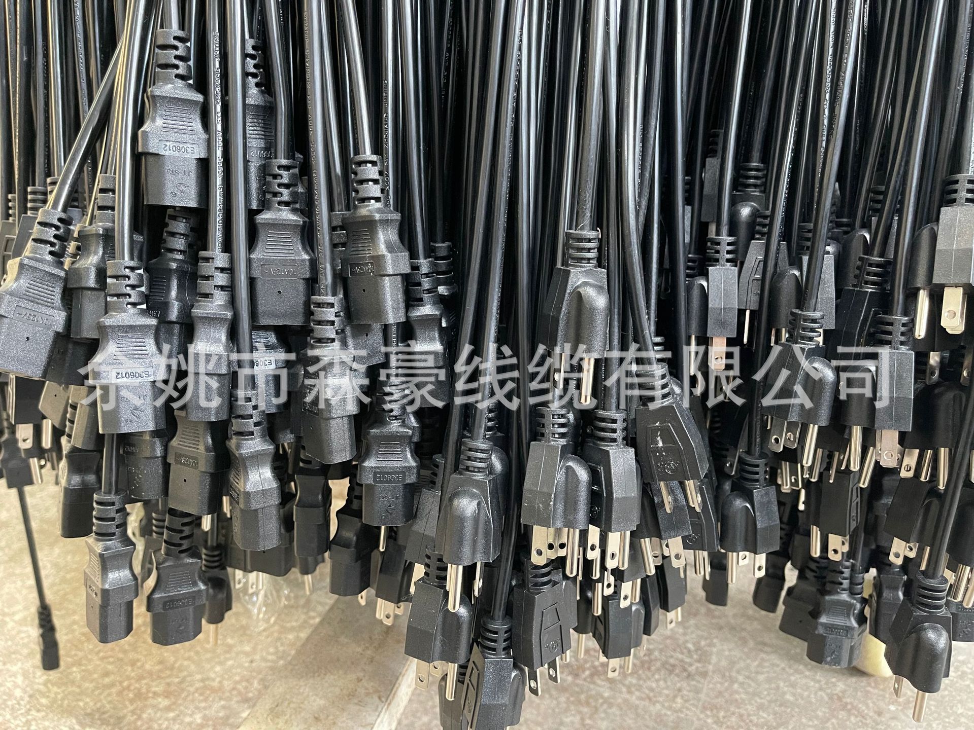 美式电源线插头三插品字尾插头线SVT18AWG/16AWG无氧铜芯高导电
