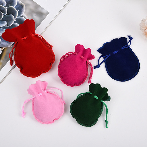 Bags made of woven canvas, gourd-shaped pouches, small cloth bags, jewelry packaging bags, storage bags, jewelry storage bags, antique ornament bags