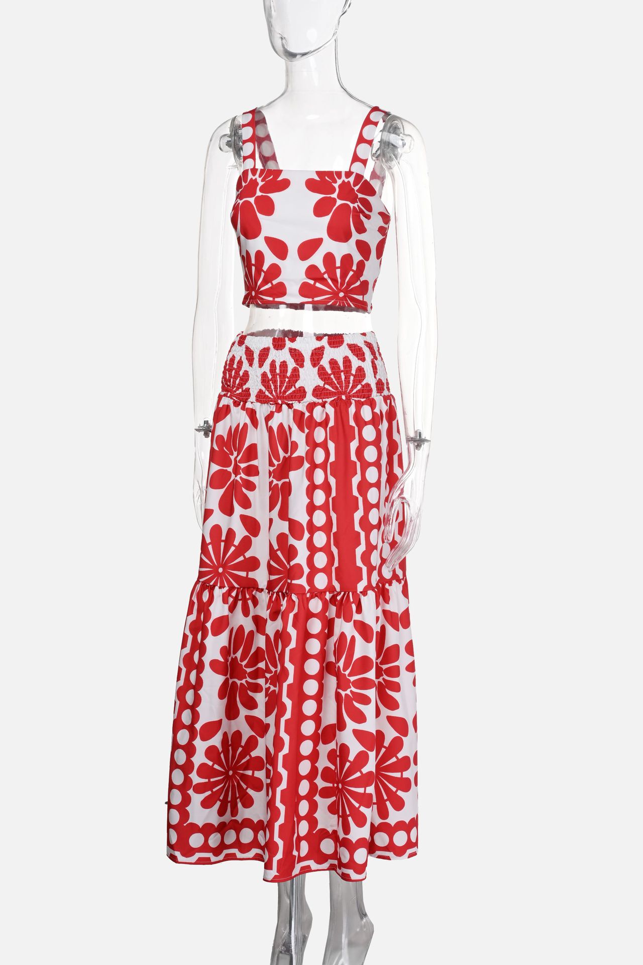 Damen Sommer Set Mit Maxikleid Und Hose Für Den Urlaub_voghion.com