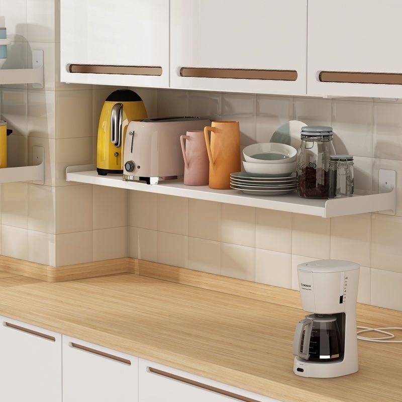 Estante de cocina sin perforación tipo pared separador blanco condimentar pared horno de microondas almacenamiento multifuncional image 11
