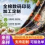 定制印花定位数码面料