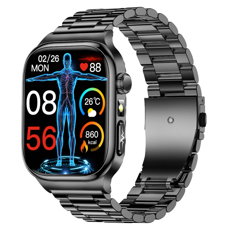 Cross-Border Tk18 Smart Watch Ecg Heart Rate Blood Oxygen Blood Pressure Monitoring Bluetooth Call Flashlight Watch Body Temperature Cross-Border Tk18 Smart Watch Ecg Heart Rate Blood Oxygen Blood Pressure Monitoring Bluetooth Call Flashlight Watch Body Temperature