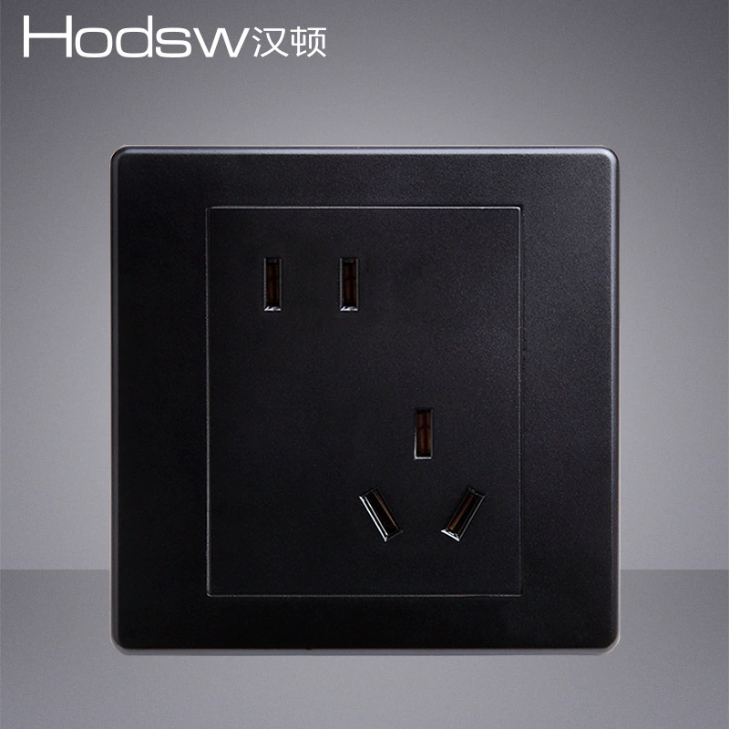 Черный ретро переключатель ключ, настенная световая панель, antique power supply