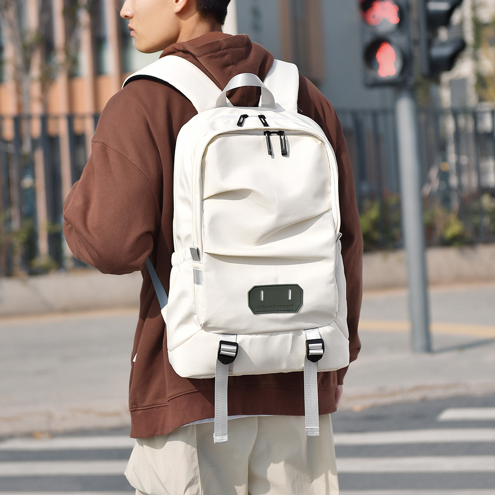 2024 mochila de gran capacidad mochila de computadora para viajar ocio simple mochila de viaje ligera para estudiantes universitarios estudiantes de secundaria