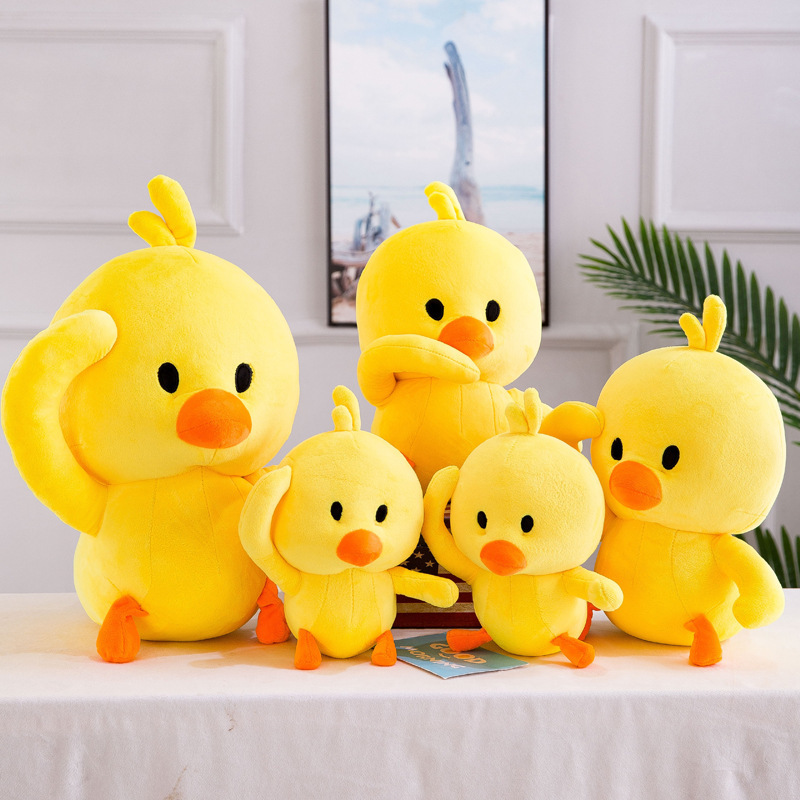 Little Yellow Duck Doll Internet Popular TikTok Same Duck Plush Toy Rag Doll Sleeping Pillow Cute Doll for Men and Women