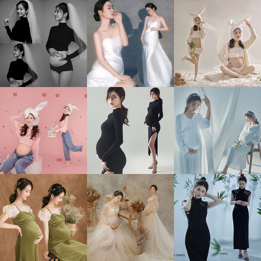 Maternity Photoshoot Outfits for Home Photography Props Studio Fairy-Style Clothing Art Photo Photography Theme