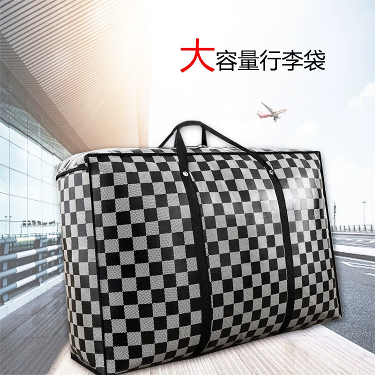 Портативная утолщенная движущаяся спортивная сумка Большая вместительная движущаяся сумка Большая водонепроницаемая пленка с покрытием из нетканого материала, тканого в наличии оптом