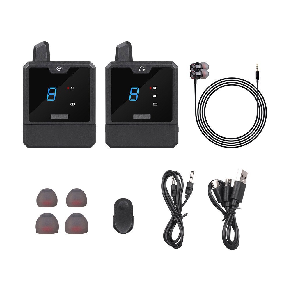Sistema de Monitoreo Inalámbrico de Bodypack UHF con Reducción de Ruido para Escenario image 5