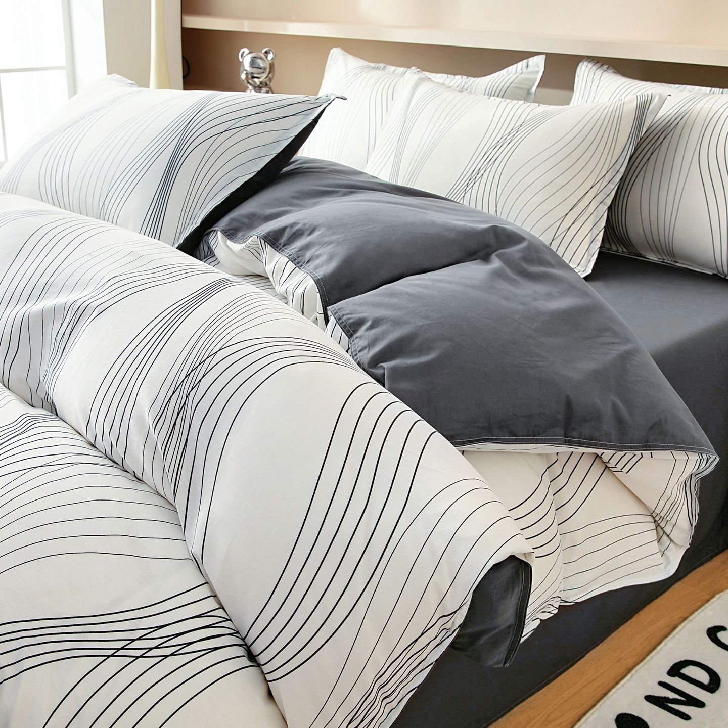 1.5 cubierta de edredón de algodón 150x200x180 menú simple dormitorio de estudiantes para una sola persona