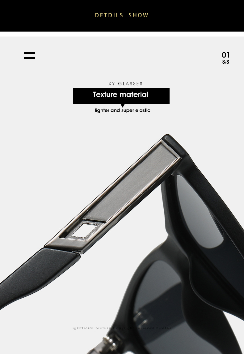 50g Weight Full Frame Glasses Structure Sunglasses Classification Tac, UV400 Protection Lens Material Square Glasses Style Holiday, Travel Occasion Solid Color Pattern All Seasons Season Unisex Gender Vintage Style, Simple Style Style Grey, Black Color Vintage Style Simple Style Solid Color Tac UV400 Protection Square Full Frame Women's Sunglasses 14
