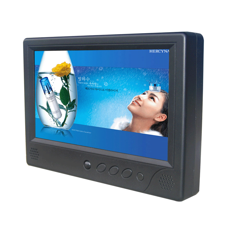 9寸货架广告机带锁门超市广告机 防偷防盗展柜组合广告机无线WIFI