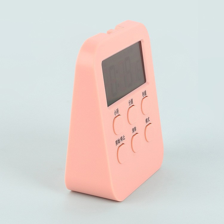 사다리꼴 타이머(자석 부착) 핑크 288