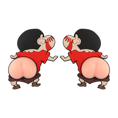 Xiaoxin butt anti-collision car sticker thickened silicone three-dimensional cartoon car door scratches to cover up anti-scratch butt sticker