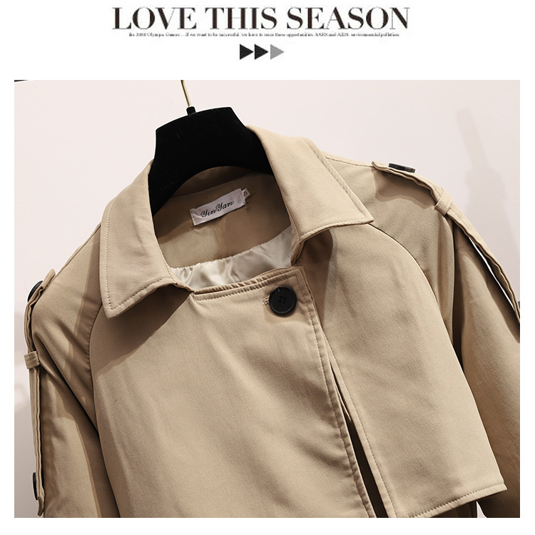 Trench coat elegante para mulher estilo britânico de outono_voghion.com