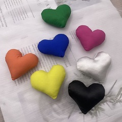 Wholesale down cotton filled 3D plush heart-shaped teddy bear, clothing sock decoration DIY accessories and accessories