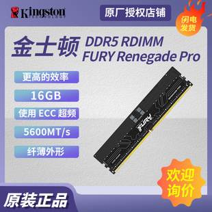 Applicable to Kingston FURYRenegadeProDDR5RDIMM 16G desktop memory Bank 5600 1.25V