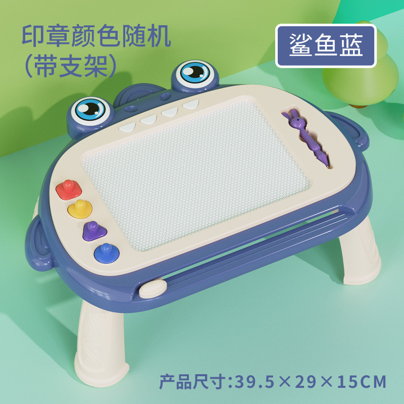 Tablero de dibujo para niños de gran tamaño para el hogar Tablero de escritura magnético para niños pequeños, juguete de dibujo magnético de graffiti para bebés borrables