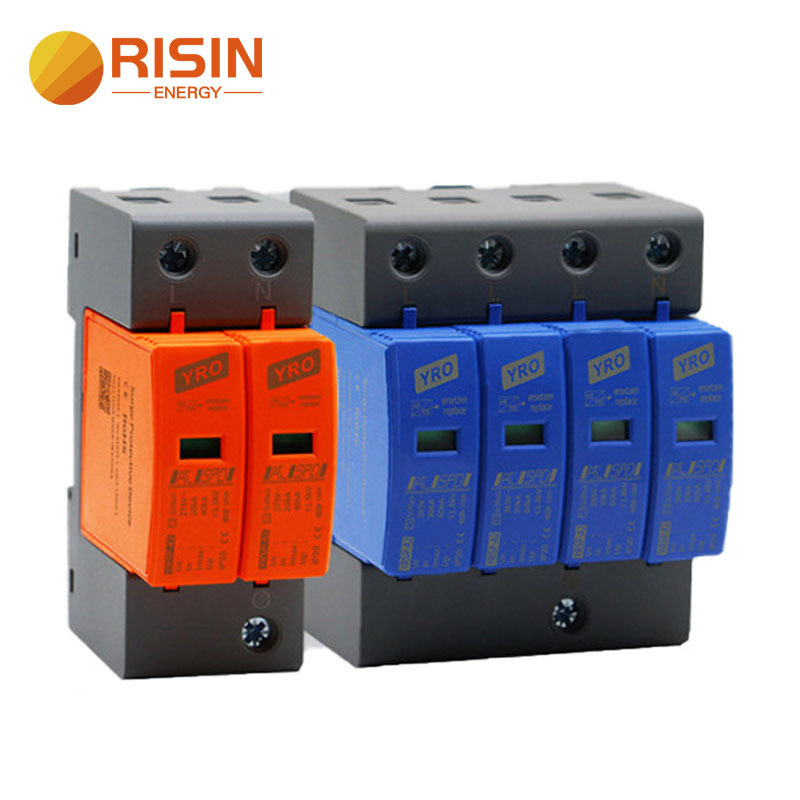 High voltage lightning protection device AC SPD surge protector equipment 2 poles 20KA-40KA and 30KA-60KA High voltage lightning protection device AC SPD surge protector equipment 2 poles 20KA-40KA and 30KA-60KA