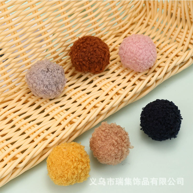 Puffer ball handmade, uniform, accessory with accessories, plush, DIY