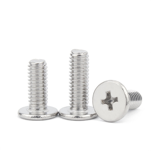 304 stainless steel cross flat head screws M1.4-M8 C head extremely low head CM ultra-thin large flat head flat screws