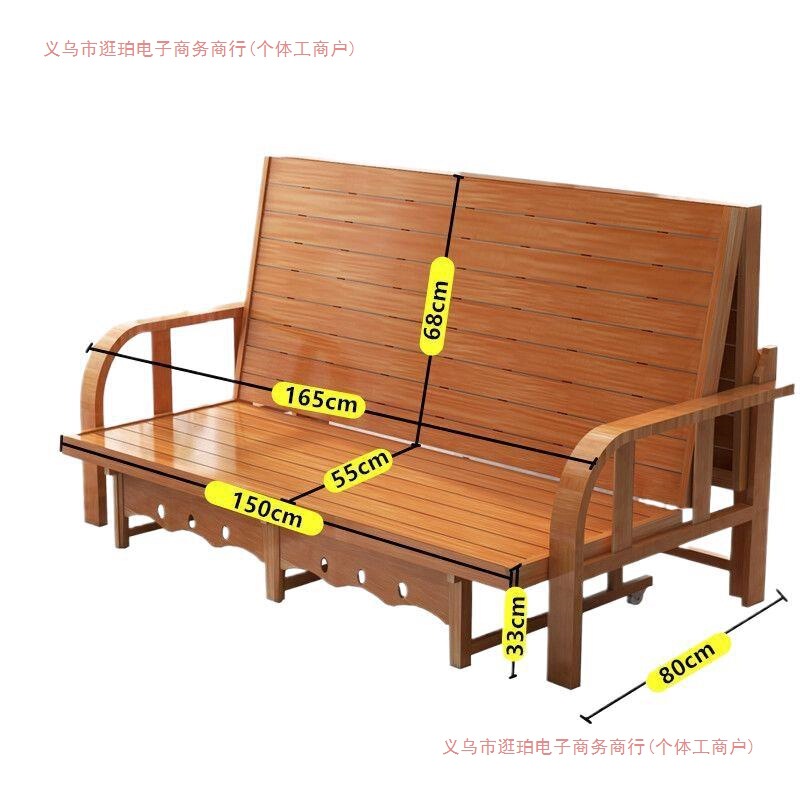 可折叠可伸缩沙发床两用多功能家用经济型单人床沙发床一体两用|undefined