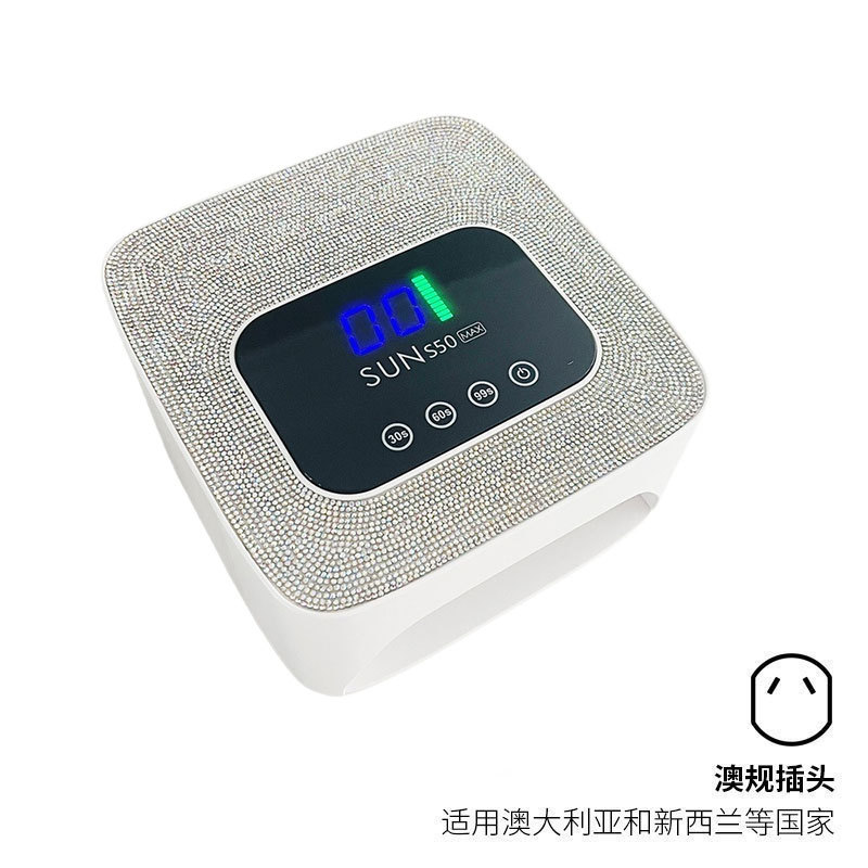 Lámpara de manicura transfronteriza 280W de alta potencia de manicura luz de terapia de almacenamiento de 57 LED pegamento de manicura lámpara de horneado de diamante manicura