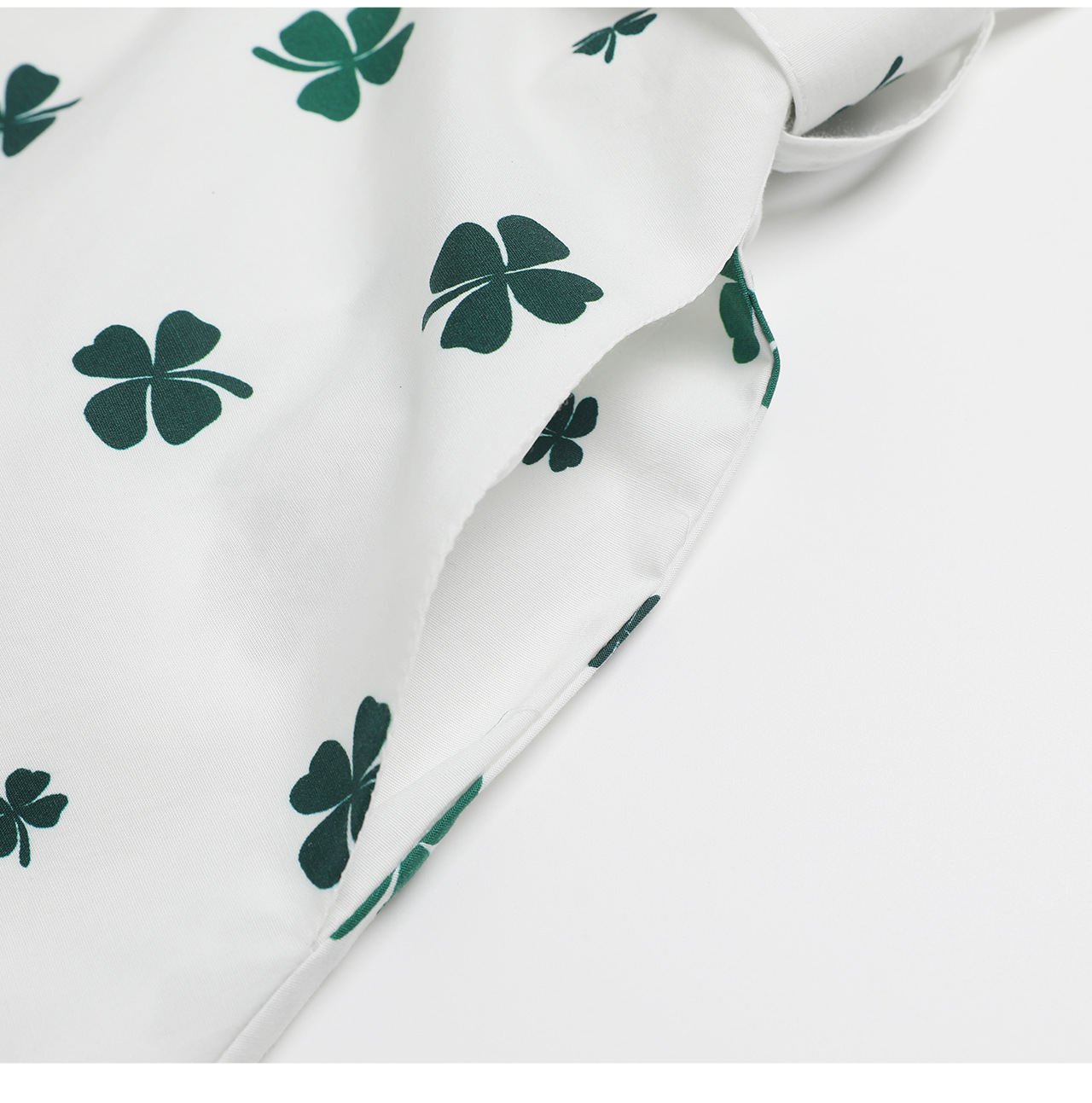 Đầm maxi nữ thắt eo in họa tiết hoa, tay ngắn cổ bẻ, chất cotton thoáng mát — màu trắng chi tiết 21