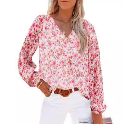 (Cross-border trading), spring shiffon flashlight, city style, Amazon, V-neckline