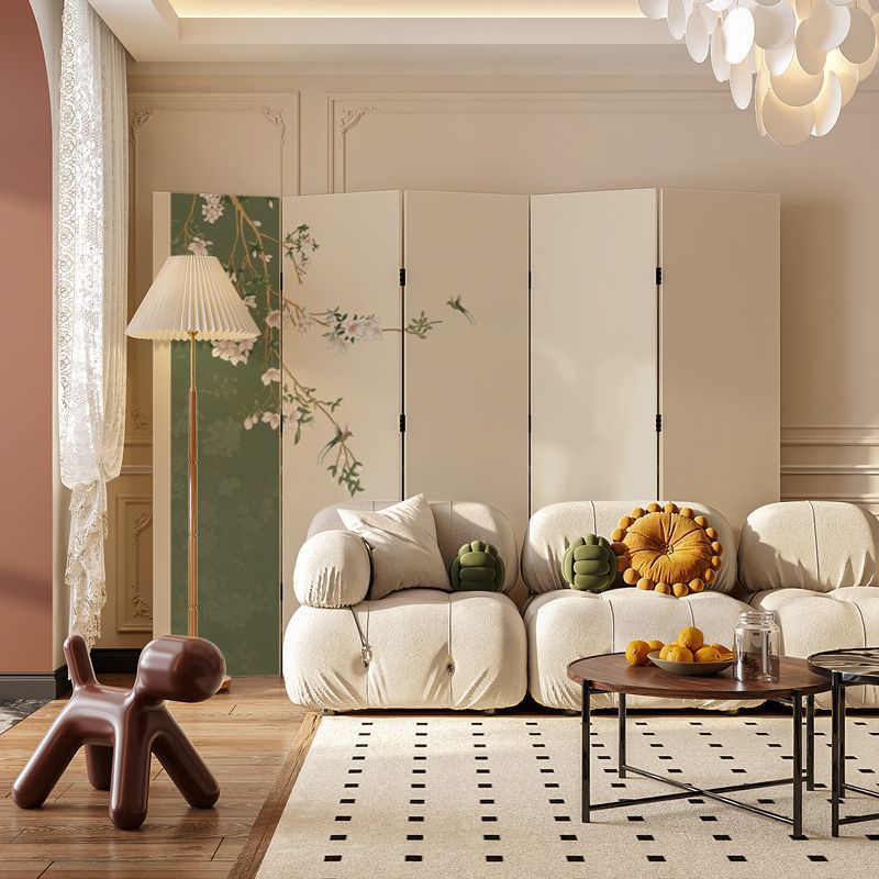 New Chinese-Style Song Dynasty Aesthetic Screen Partition for Living Room, Entrance Door, Hotel, Guesthouse, Office Folding Screen