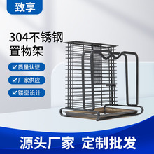 304不锈钢刀架厨多功能房置物架筷筒一体砧板放菜板勺刀具收纳架