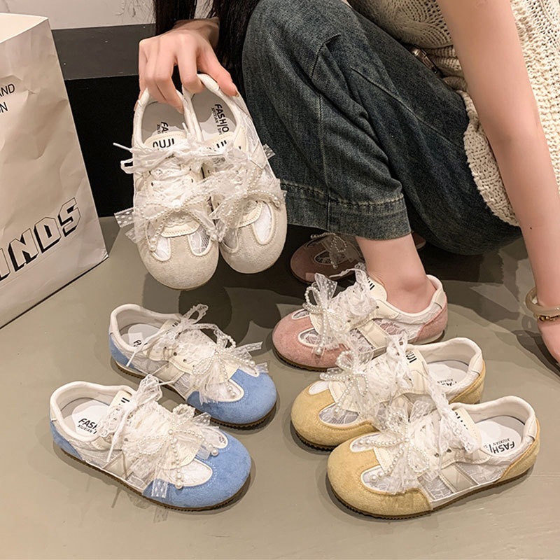 Zapatos de entrenamiento de base plana para mujeres 2026 nuevas zapatillas de verano para mujeres con pantallas de malla transpirables, zapatos deportivos casuales Agan