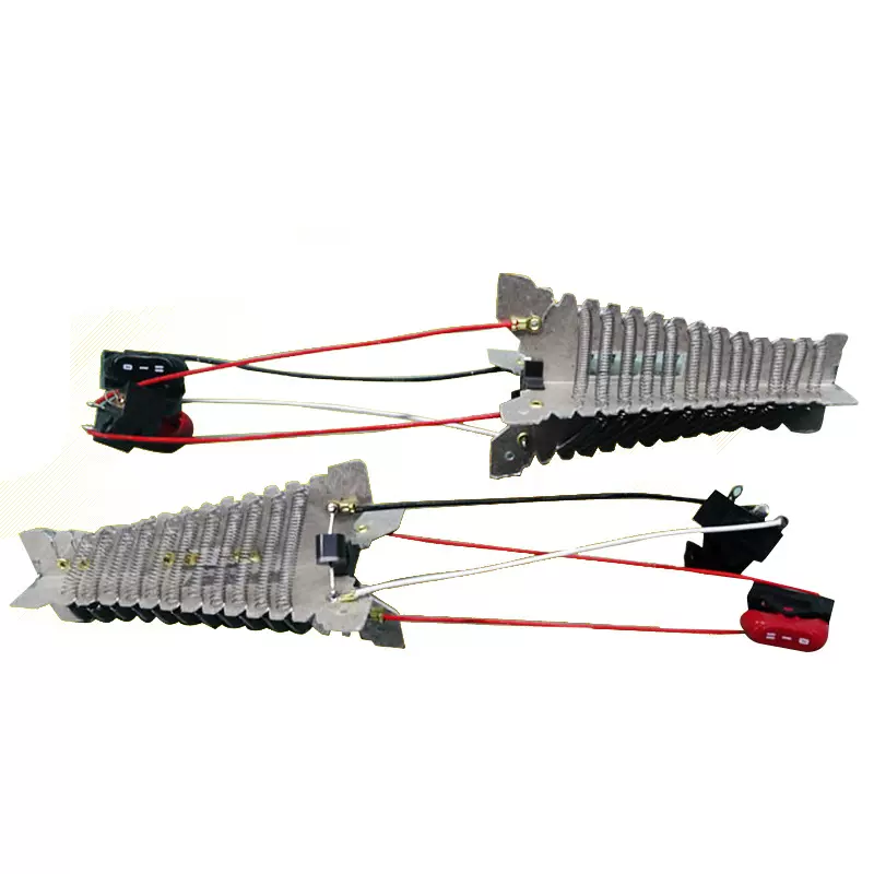 厂家定 制吹风机发热架 云母发热体 云母发热芯发热器发热体