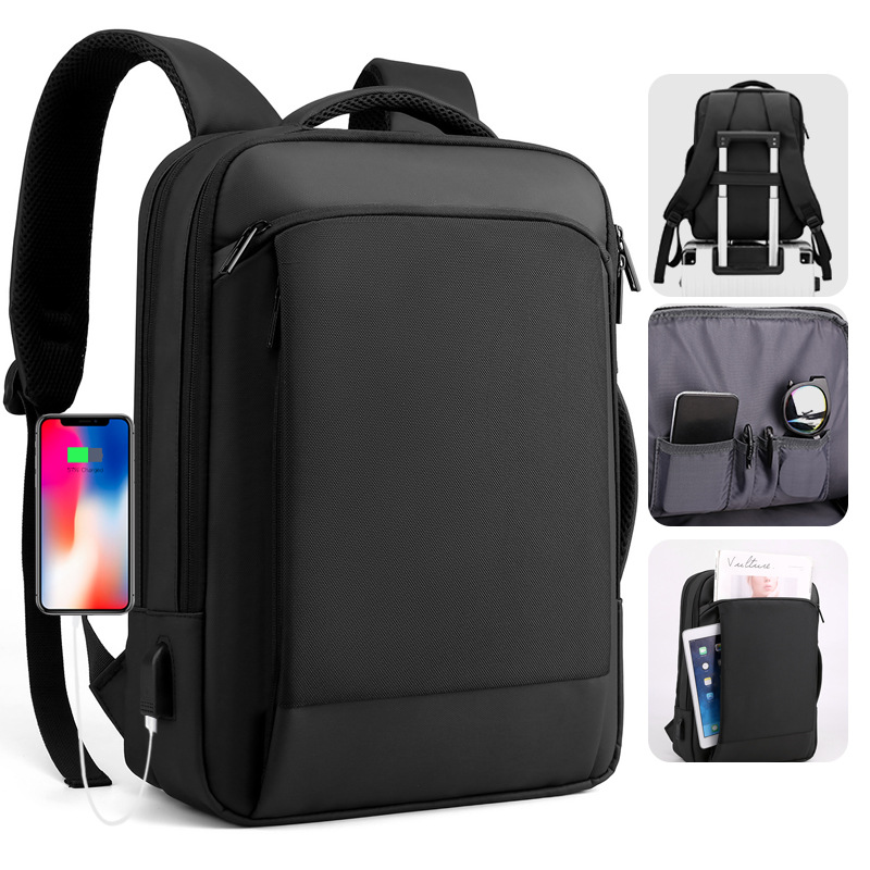 Computer bag, business splash proof large capacity outdoor backpack, student backpack_voghion.com