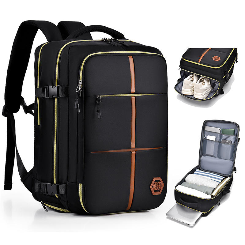 Backpack high-end men's outdoor large capacity travel bag minimalist high school student backpack_voghion.com