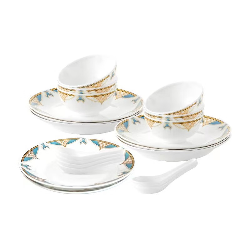 Corning Corelle Brands Court Luxury Locke Tableware 20 Pieces