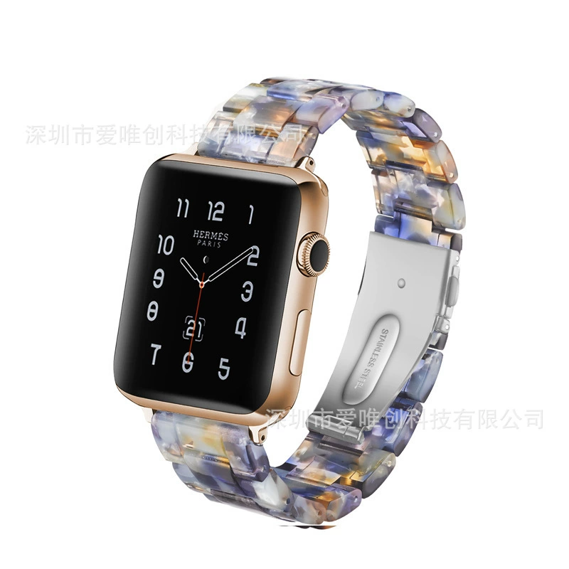 [Совместимый с Apple Watch7/7s/8/9 смола браслет смола跨境 экологичный iwatch браслет]